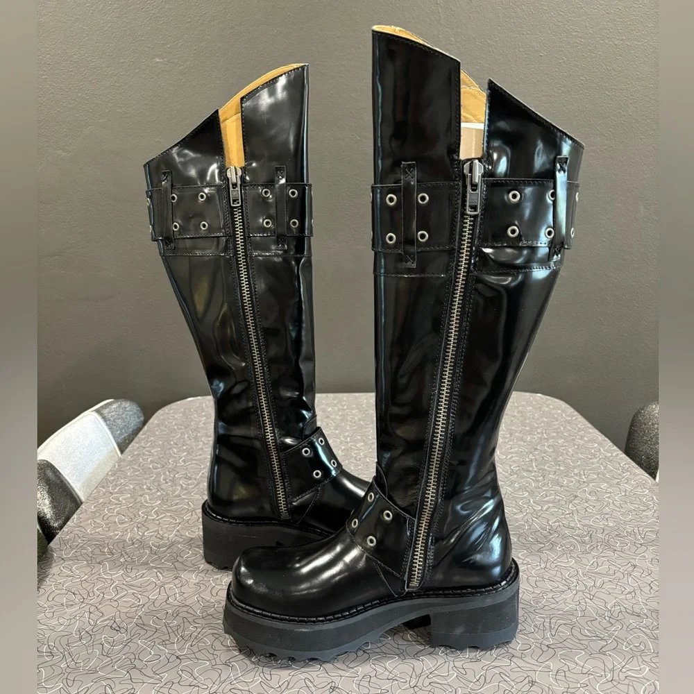 John Fluevog MAXI Tall Boot Size 7 New in Box - Picture 4 of 10
